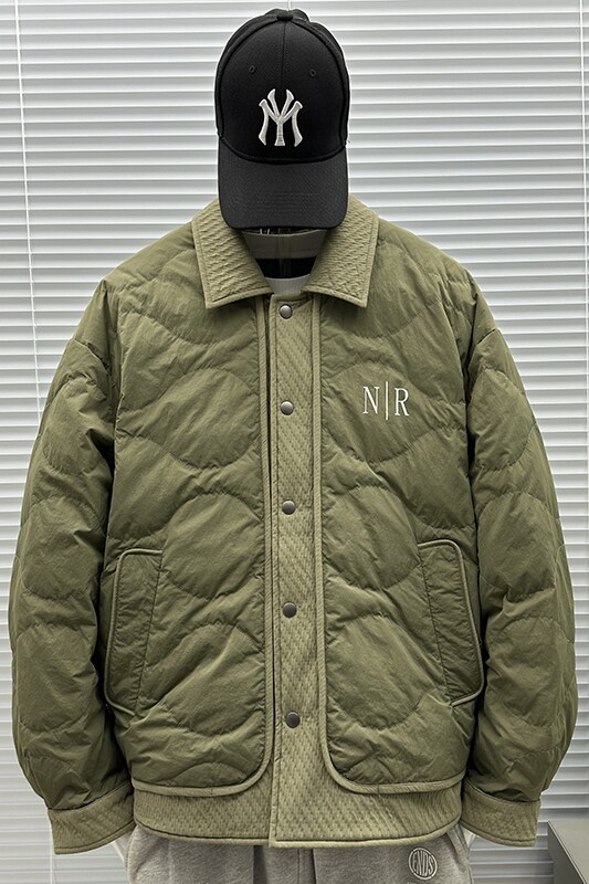 2025新标90白鸭绒印花拼接衬衫款羽绒服SY001P170,男装衬衫,钱塘735