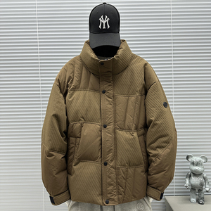 2025新标90白鸭绒加厚拼接高品质立领羽绒服SY003P260图片