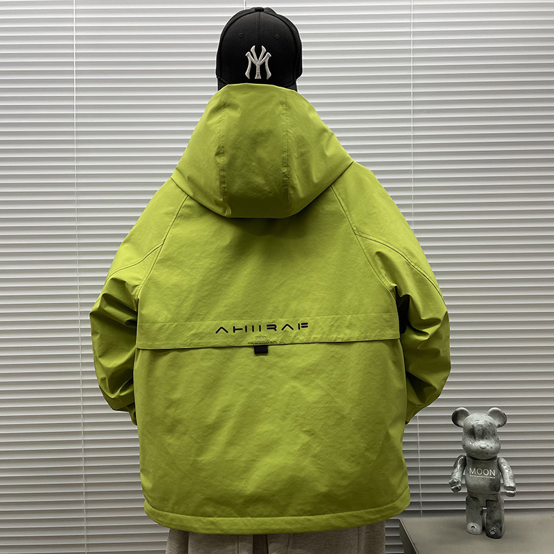 2025新标90白鸭绒户外派克风短款连帽羽绒服男2551P360,男装羽绒服,钱塘735