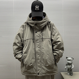 2025冬装新款（绵羊毛填充）简约连帽棉服F-5197P280，男装棉衣，钱塘735