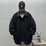 2025新标90白鸭绒假两件针织毛衣短款羽绒服男H905P400599，男装针织衫/毛衣，钱塘735