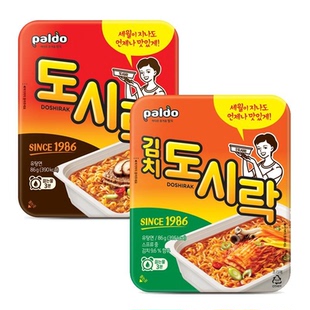 韩国进口paldo八道泡菜牛肉味碗面86g韩式拉面韩剧同款速食泡面