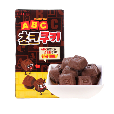乐天新品曲奇饼干原装进口巧克力
