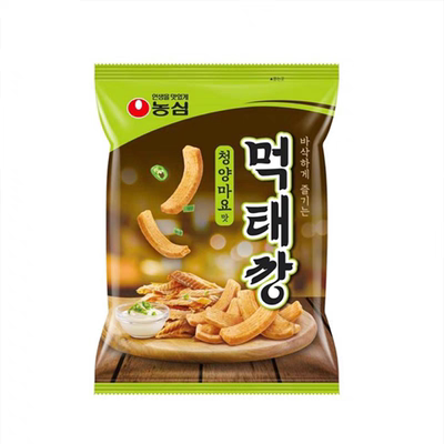 韩国进口食品农心青阳辣椒蛋黄酱明太鱼干薯条咸口办公室休闲零食