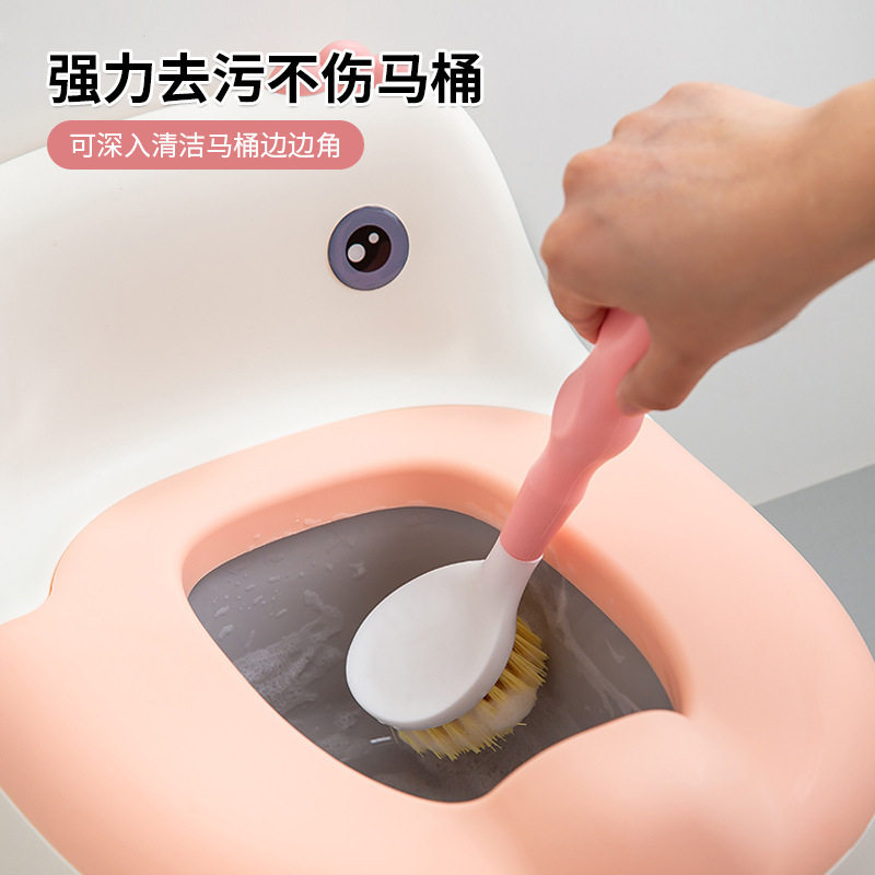 壁挂式家用坐垫缝隙清洁马桶刷｜图片