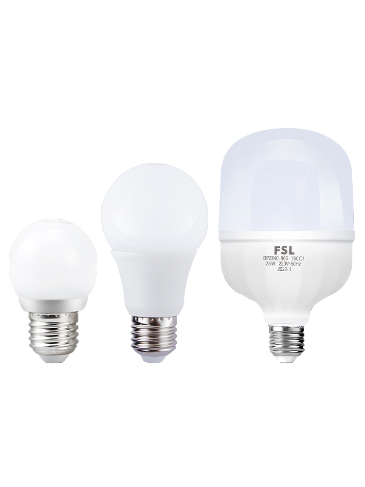 Foshan lighting led bulb energy-saving lamp E27 large screw mouth super bright high-power light source warm light home lighting genuine