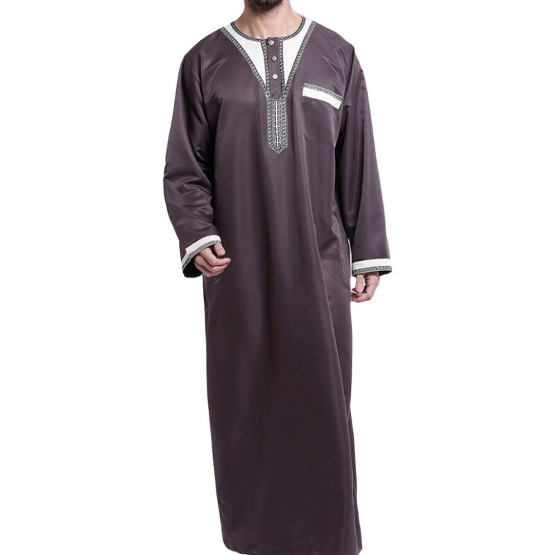 DUBAI EMBROIDERY MENS SUIT INDONESIAN ARABIAN MENS ROBE HUI SUIT MENS ROBE CLOTHING MEN ROBE CHUN