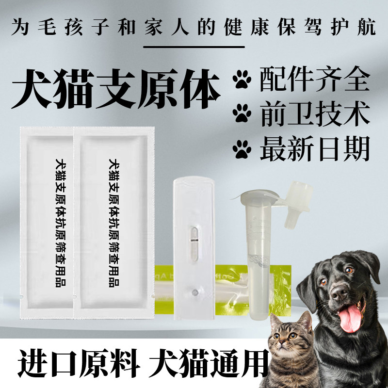 兽用犬猫支原体抗原快速检测卡狗狗猫咪支原体病毒唾液检测试纸