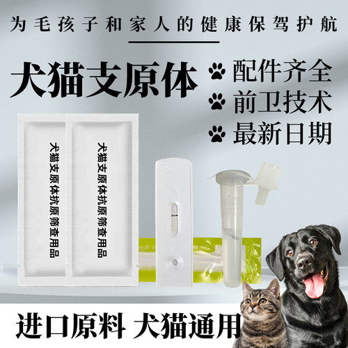 兽用犬猫支原体抗原快速检测卡狗狗猫咪支原体病毒唾液检测试纸