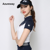 T恤短裙套装 特价 女春夏高尔夫羽毛球运动短袖 高尔夫女装 清仓