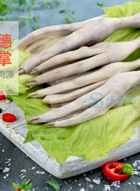 鹅掌冷冻 新鲜生鹅爪优质大鹅脚掌山东临朐朗德鹅12-14只 2斤/包