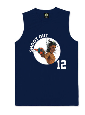 斗者篮球运动服莫兰特宽松美式篮球服训练背心街头篮球衣速干排汗