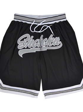 SHOHOKU运动网眼短裤刺绣队服男女街球街头篮球裤篮球四口袋宽松