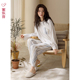 套装 睡衣女春夏款 薄款 可出门外穿休闲大码 莫代尔长袖 家居服春秋款