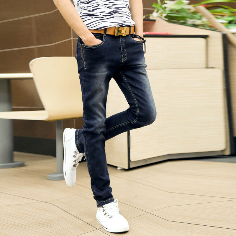 Jeans pour adolescent pieds Slim JOHNSON YUEDA - Ref 1462555 Image 4
