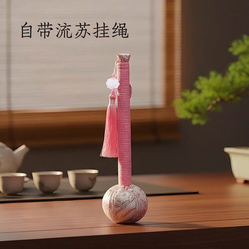 艾草养生锤缎面流苏艾灸按摩锤敲打经络伴手礼纪念品小礼品开发票
