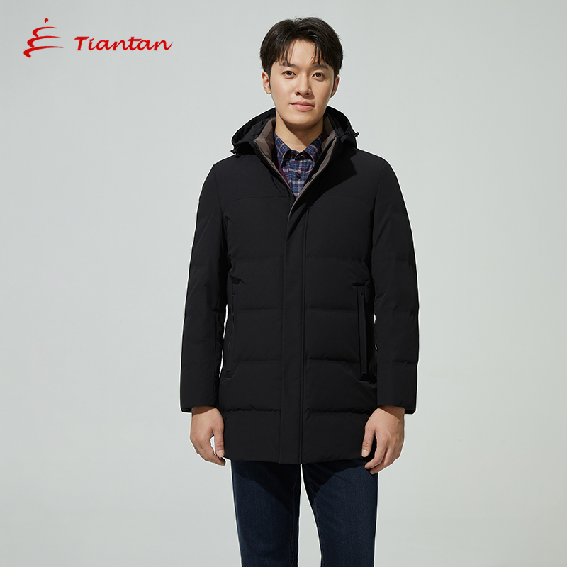 天坛男士鹅绒羽绒服外套户外商务