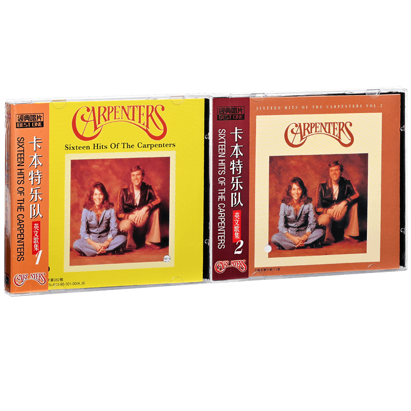正版 卡本特 卡朋特英文歌集1+2 Hits Of The Carpenters 2CD