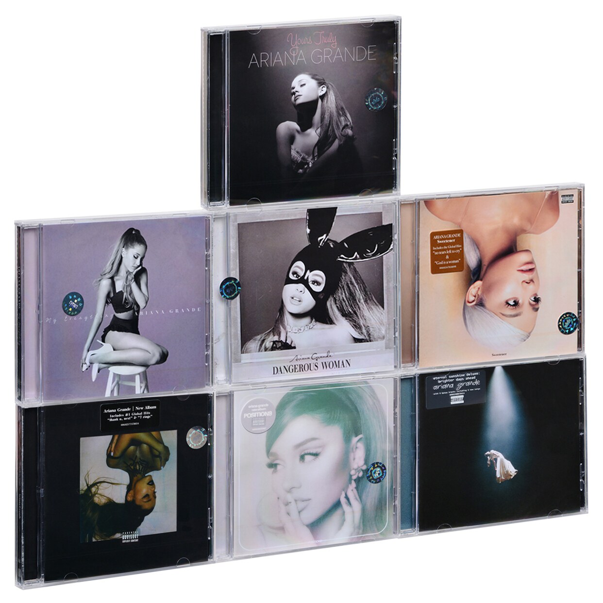 【进口欧版】A妹爱莉安娜格兰德7张专辑套装 Ariana Grande 7CD