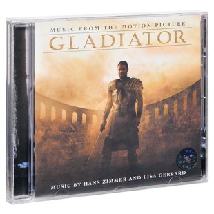 进口德版 电影原声带 汉斯季 角斗士 CD唱片 默