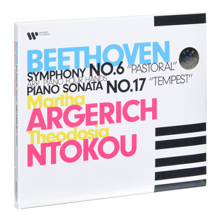 【进口德版】阿格里奇:贝多芬 6交响曲 17钢琴奏鸣曲 古典CD