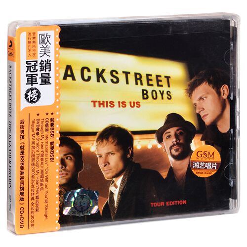 正版 后街男孩 就是我们BSB Backstreet Boys This Is Us CD+DVD