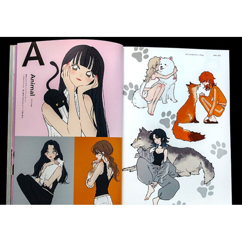 fashion illustration book时尚插图手册 tanaka画师插画作品集日本