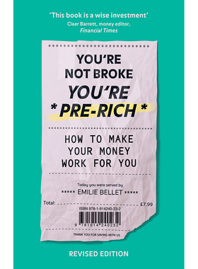 【现货】英文原版 You're Not Broke You're Pre-Rich 你没有破产 你是先富翁 Octopus 如何简化您的财务控制银行余额财经类书籍