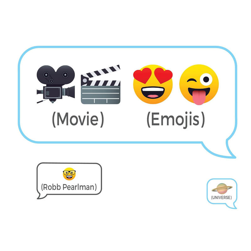 【预售】英文原版movie emojis: 100 cinematic q&as电影表情符号:100