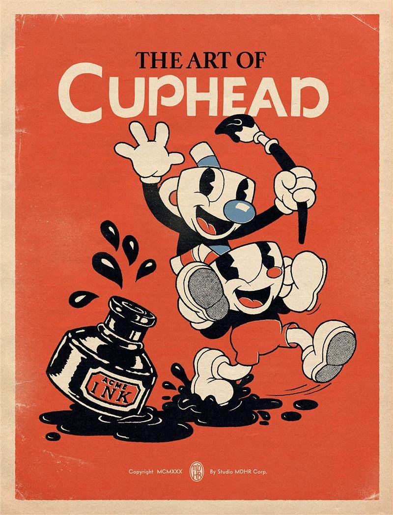 预售英文原版 the art of cuphead茶杯头美术设定集 tga获奖独立游戏