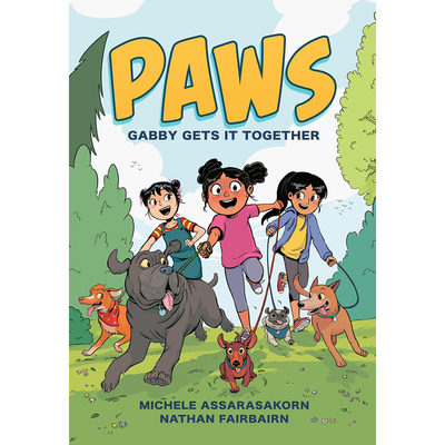 【预售】英文原版 PAWS Gabby Gets It Together 加贝振作起来了 Nathan Fairbairn 课外读物睡前故事少儿趣味插画绘本儿童书籍