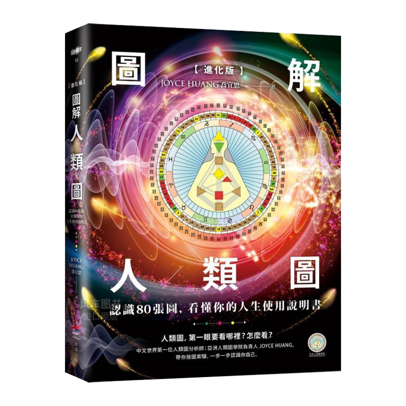 【现货】台版 进化版 图解人类图 本事 乔宜思 认识80张图看懂你的人生使用说明书人文科普书籍