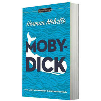 预订英文原版 Moby Dick白鲸 海洋题材小说青少年课外读物经典世界名著文学书籍预售