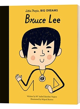 【现货】英文原版 小男孩大梦想 李小龙 Bruce Lee 亲子共读名人传记科普励志学习儿童英语绘本书籍