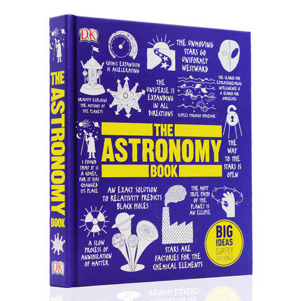 【现货】英文原版 The Astronomy Book DK天文学百科 STEM百科科普全彩图解精装大开自然科普书籍