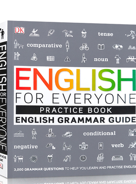 现货英文原版 English For Everyone English Grammar Guide Practice Book全民英语英语语法指南练习册语言学习书籍