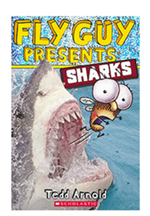 【现货】英文原版 Fly Guy Presents Sharks 苍蝇小子鲨鱼 儿童启蒙英语阅读幽默故事儿童插画语言学习书籍