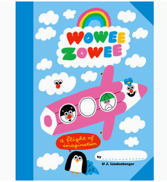 【预售】英文原版 Wowee Zowee A Flight of Imagination异想天开 Cicada Jurg Lindenberger潜能训练激发想象力插画绘本儿童书籍