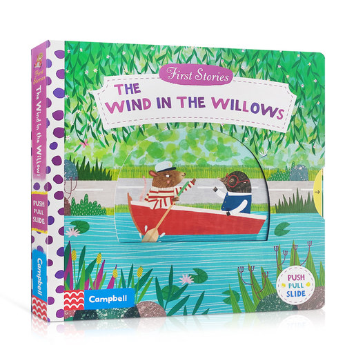 【现货】英文原版 柳林风声纸板机关操作书 The Wind in the Willows亲子互动益智游戏书童话篇幼儿启蒙认知绘本儿童玩具书籍