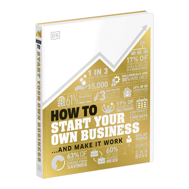 【现货】英文原版 DK如何开始经营你的生意How to Start Your Own Business DK出版 企业经营管理经管励志书籍
