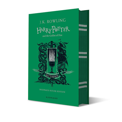 现货英文原版 Harry Potter and the Goblet of Fire  哈利波特与火焰 斯莱特林 20周年纪念精装科幻小说书籍