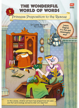 【现货】英文原版 Wow V5 Princess Preposition To The Rescue 公主营救介词 儿童童话故事书单词启蒙英语阅读素养儿童语言学习书