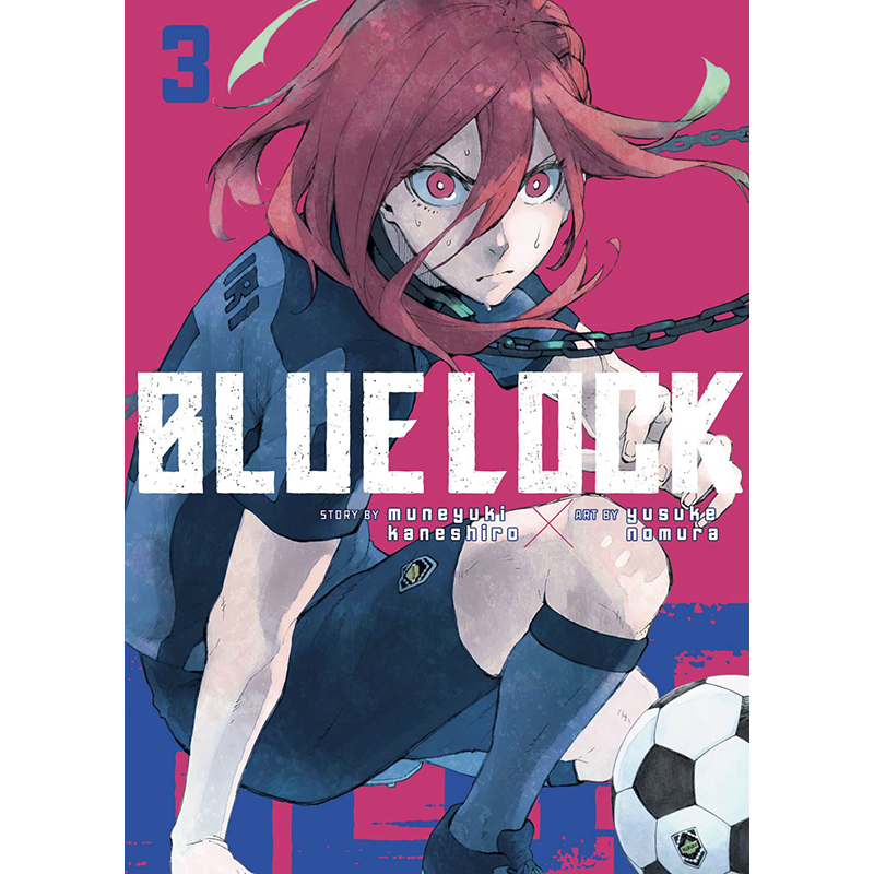 【预售】英文原版 Blue Lock 3蓝色锁3 Muneyuki Kaneshiro运动竞技动漫周边漫画书籍