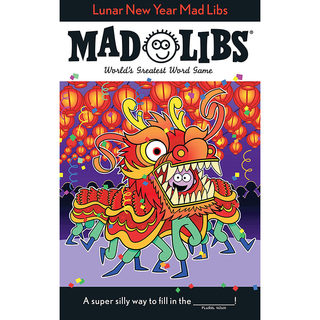 【预售】英文原版 Lunar New Year Mad Libs 农历新年疯狂图书馆 Ellen Lee 庆祝农历新年活动插画绘本儿童书籍