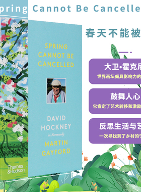 现货英文原版 Spring Cannot Be Cancelled 春天不能被取消 终将来临 大卫霍克尼在诺曼底 光颜色空间感知画册作品集艺术绘画书籍