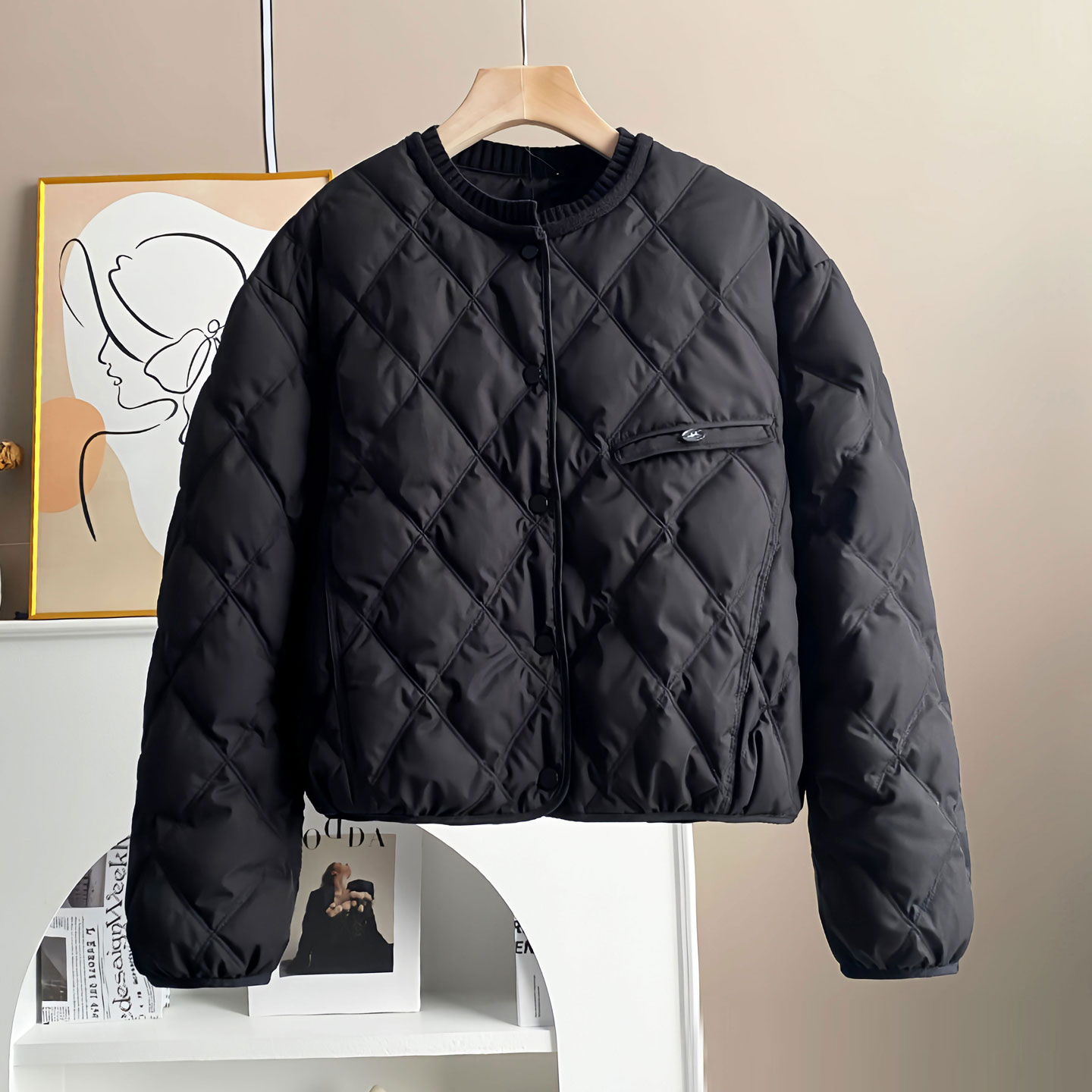 轻薄羽绒服女短款2025冬季新款