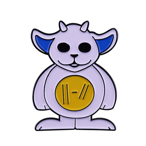 Twenty One Pilots 二十一名飞行员 Ned 形象金属徽章 胸针配饰