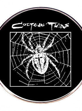 Cocteau Twins极地双子星胸针哥特摇滚乐队别针胸章金属合金徽章