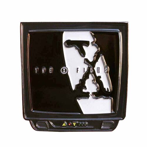 美剧 The X-Files X 档案复古电视机金属徽章胸针配饰 Pins