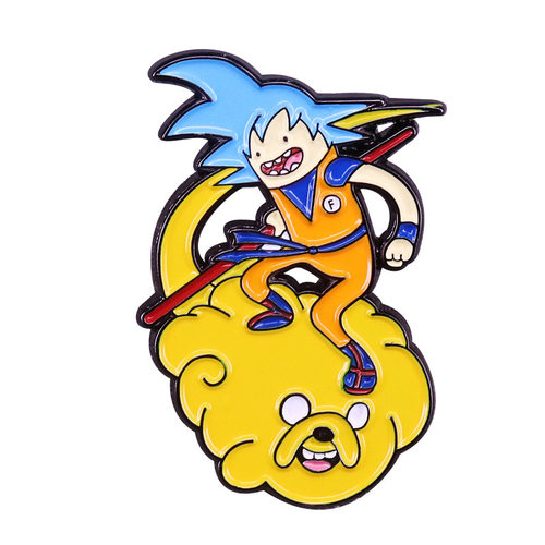 Dragon Ball 龙珠 Adventure Time 探险活宝金属徽章胸针配饰